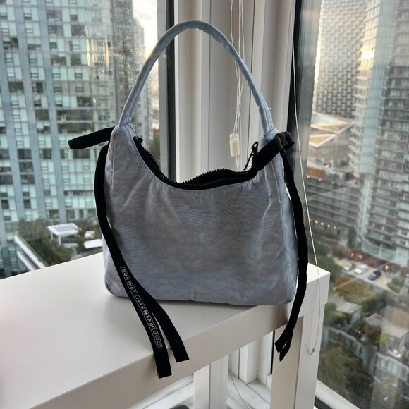 Baggu Sandy Liang Mini Bow Bag Powder Blue - Picture 1 of 4